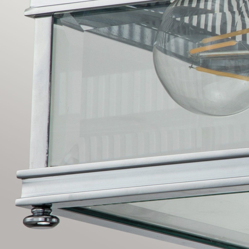 Elstead - Āra griestu gaismeklis HOLBORN 2xE27/60W/230V IP44 pulēts hroms